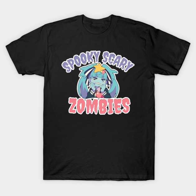 Spooky Scary Zombie T-Shirt by the-Bebop